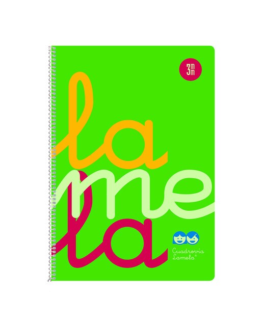 Imagen 0 de Cuaderno folio 3mm tapa polipropileno Lamela