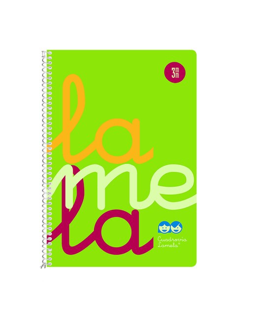 Imagen 0 de Cuaderno cuarto 3mm tapa polipropileno Lamela