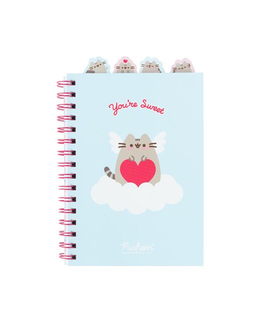 Project Notebook Pusheen Purrfect Love Collection - Azul Azul / Vermelho-1
