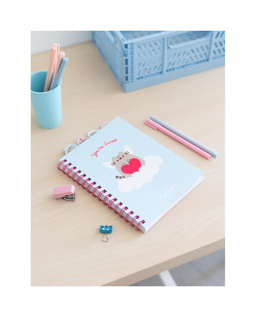 Project Notebook Pusheen Purrfect Love Collection - Azul Azul / Vermelho-4