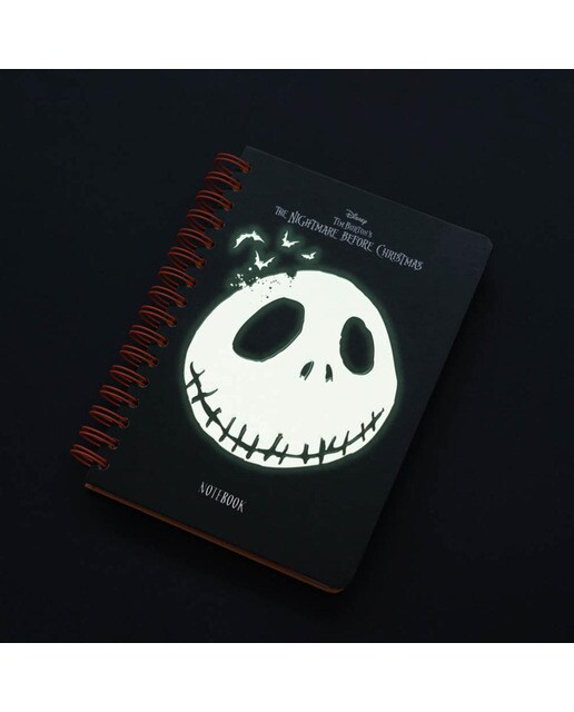Cuaderno tapa forrada A5 Disney Pesadilla antes de Navidad Erik negro Negro / Naranja-7