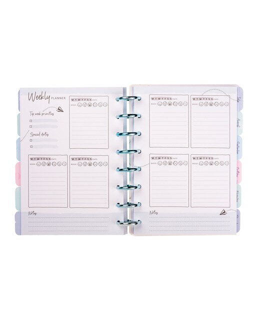 Agenda perpétua A5 200 páginas Stitch Coolpack Multicolor-3