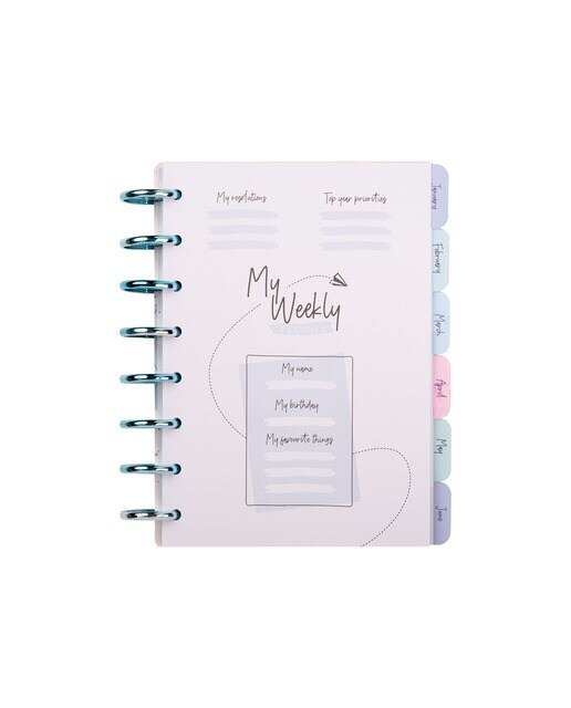 Agenda perpétua A5 200 páginas Stitch Coolpack Multicolor-9