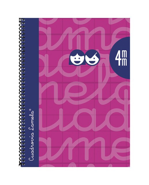 Imagen 0 de Cuaderno cuarto 4mm tapa polipropileno Lamela
