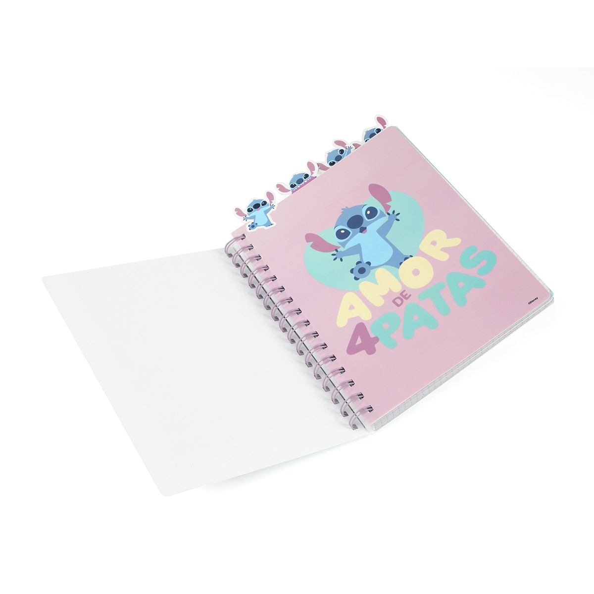 Cuaderno de anillas A5 Stitch Coolpack Pastel - Malva 3
