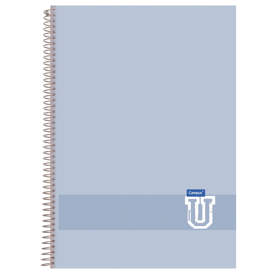 Pack de 3 Cuadernos Campus A4 tapa polipropileno 80 hojas 90 gramos cuadricula 4x4mm colores tendencia 1 3