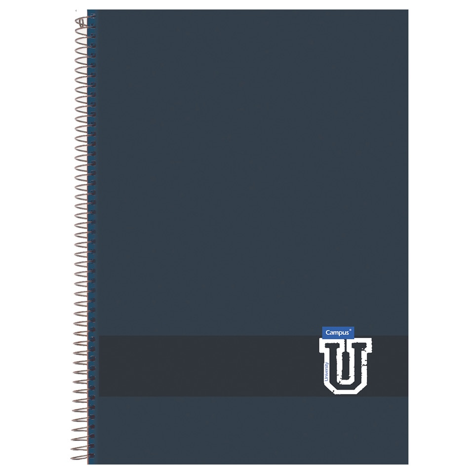 Pack de 3 Cuadernos Campus A4 tapa polipropileno 80 hojas 90 gramos cuadricula 4x4mm colores tendencia 1 4