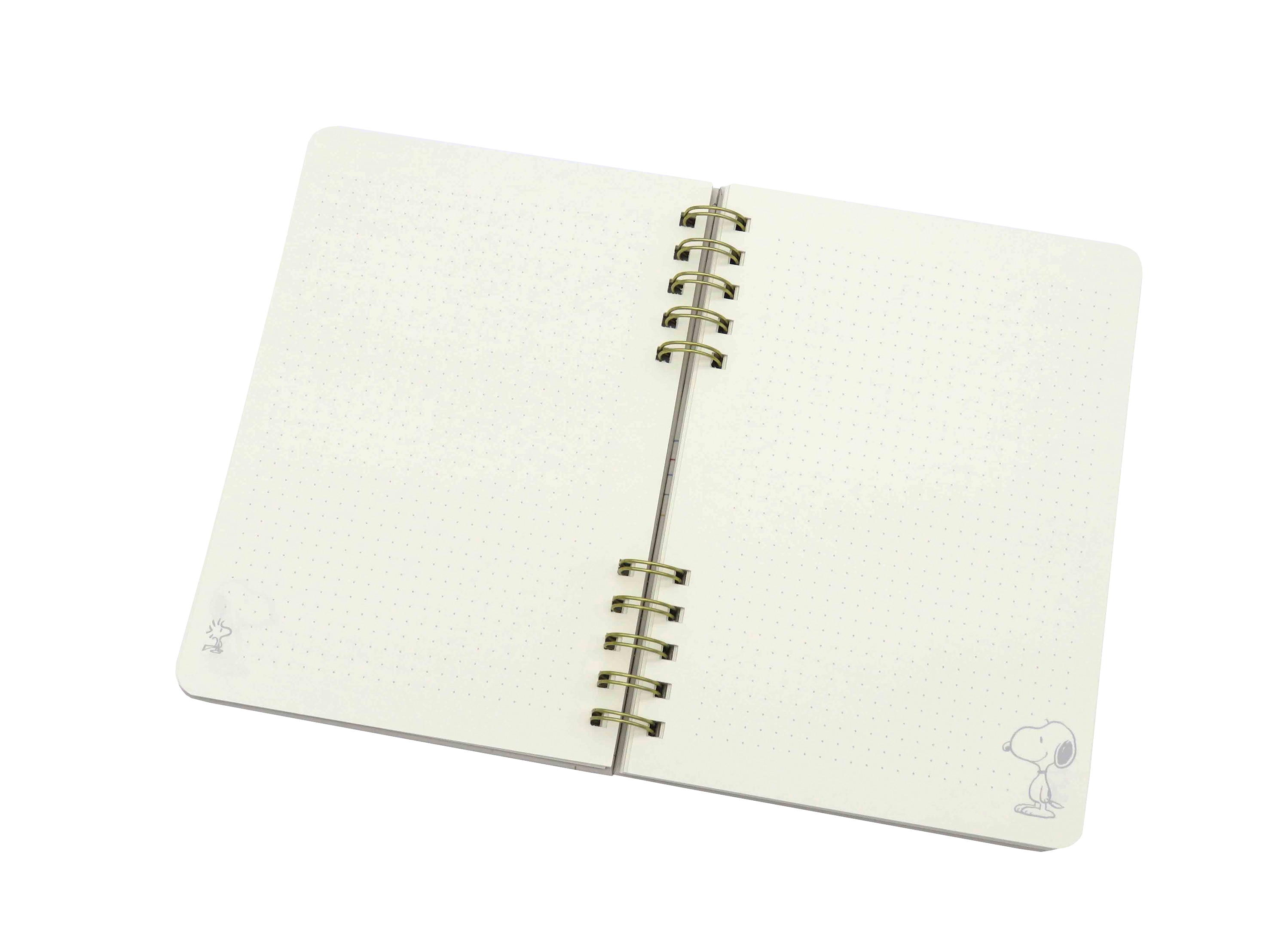 Caderno A5 com Página de Autocolantes Bege-4