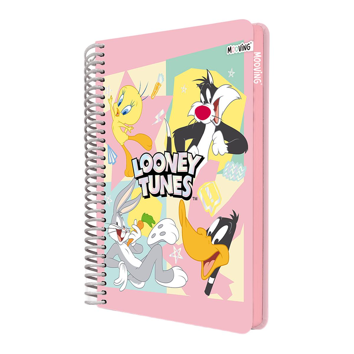 Imagen 0 de Cuaderno premium 20,5 x 28 cm Looney Tunes Mooving
