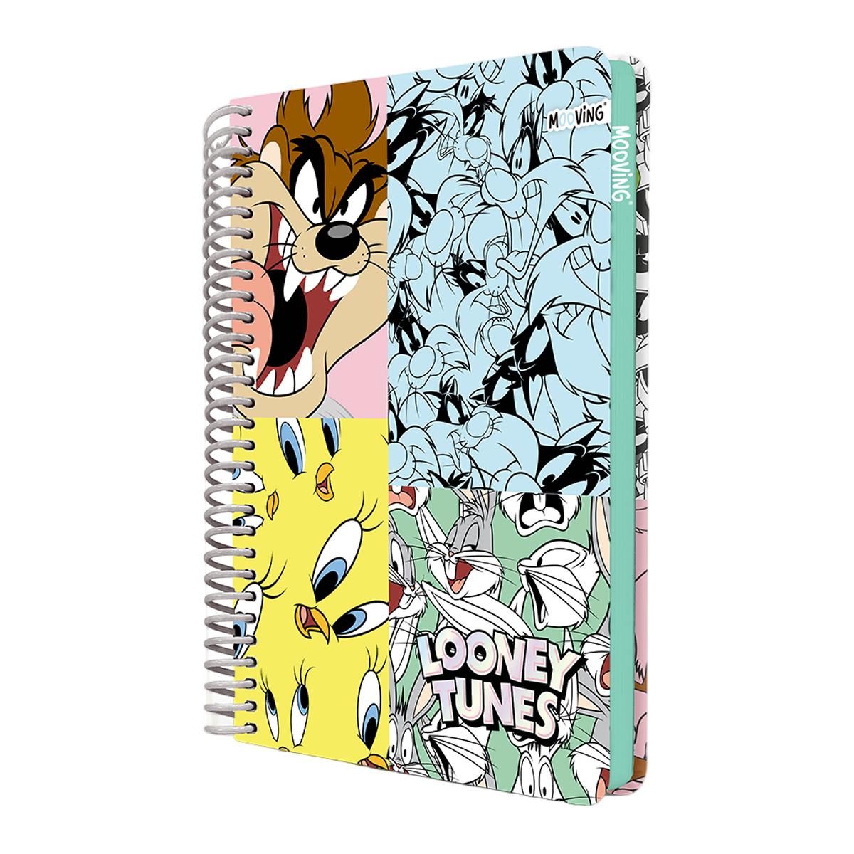 Cuaderno premium 20,5 x 28 cm Looney Tunes Mooving Multicolor-2