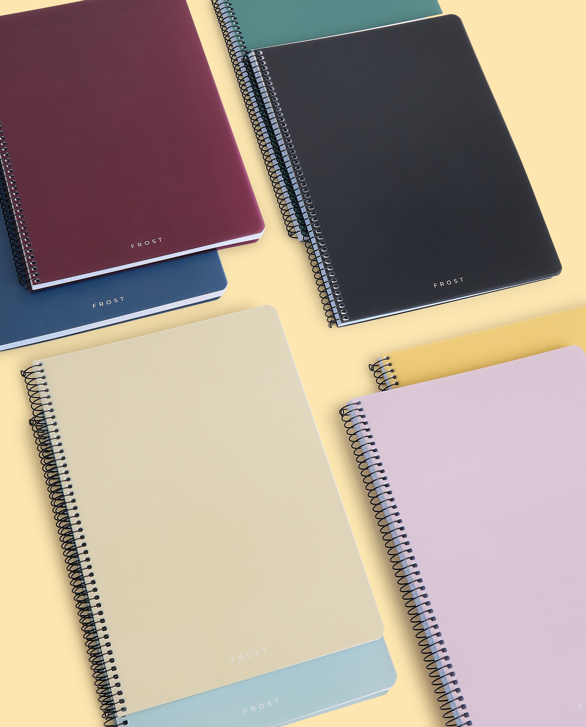 Caderno PP Frost Fº 80H/90G 4 3