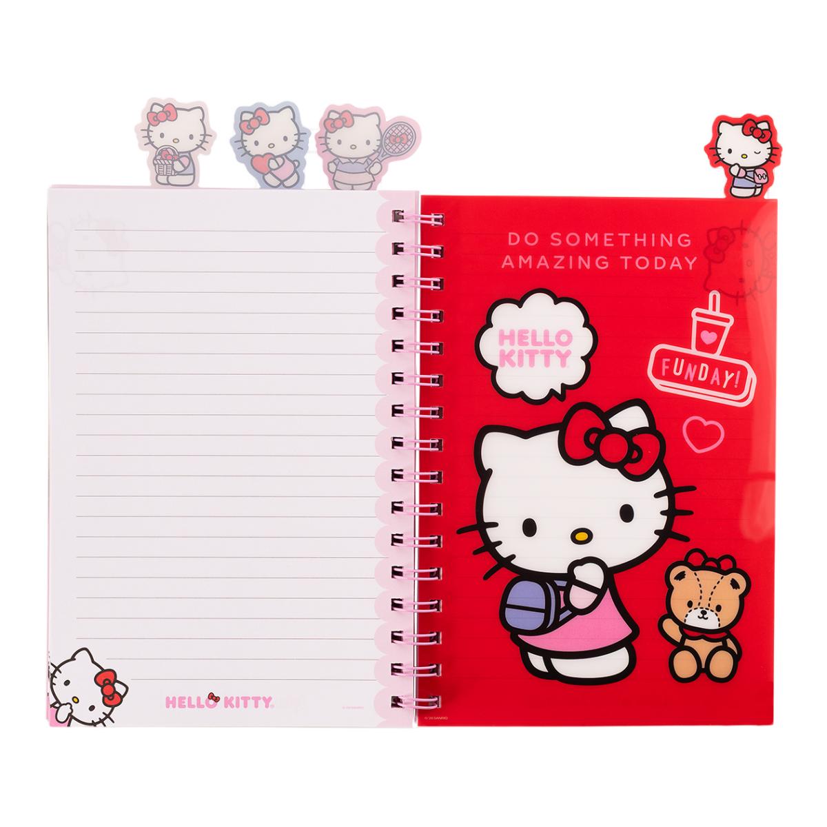Envelope com Fecho zip-lock Impreso HELLO KITTY Mooving Paper Rosa-3