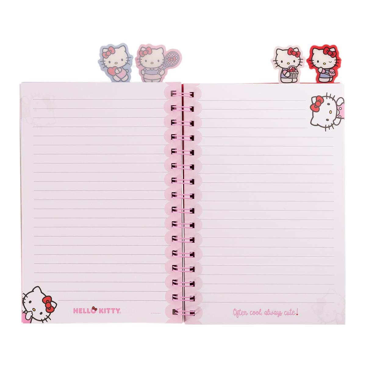 Envelope com Fecho zip-lock Impreso HELLO KITTY Mooving Paper Rosa-4