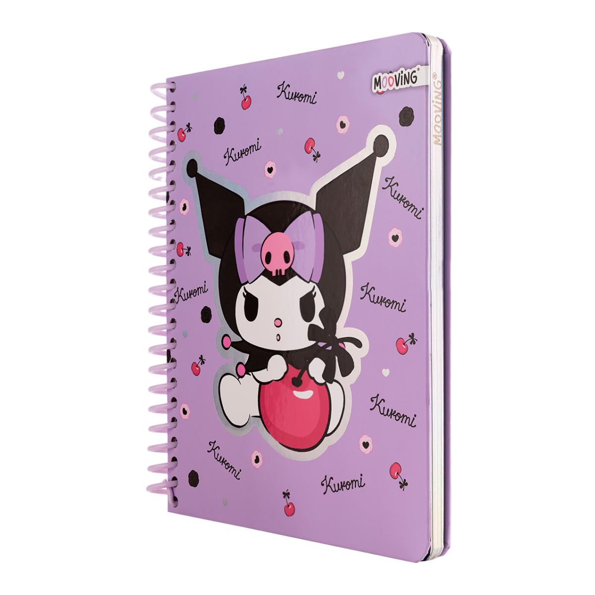 Caderno Premium 17x21 cm Kuromi Mooving Multicolor-2
