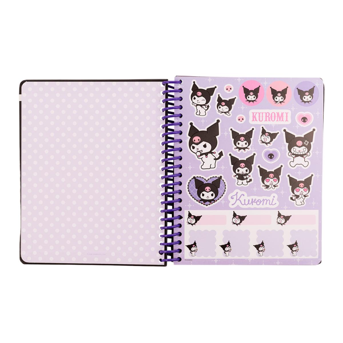 Caderno Premium 17x21 cm Kuromi Mooving Multicolor-3