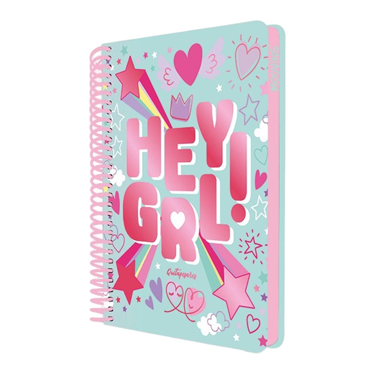 Caderno Premium 17x21 cm Quitapesares Mooving Multicolor-2