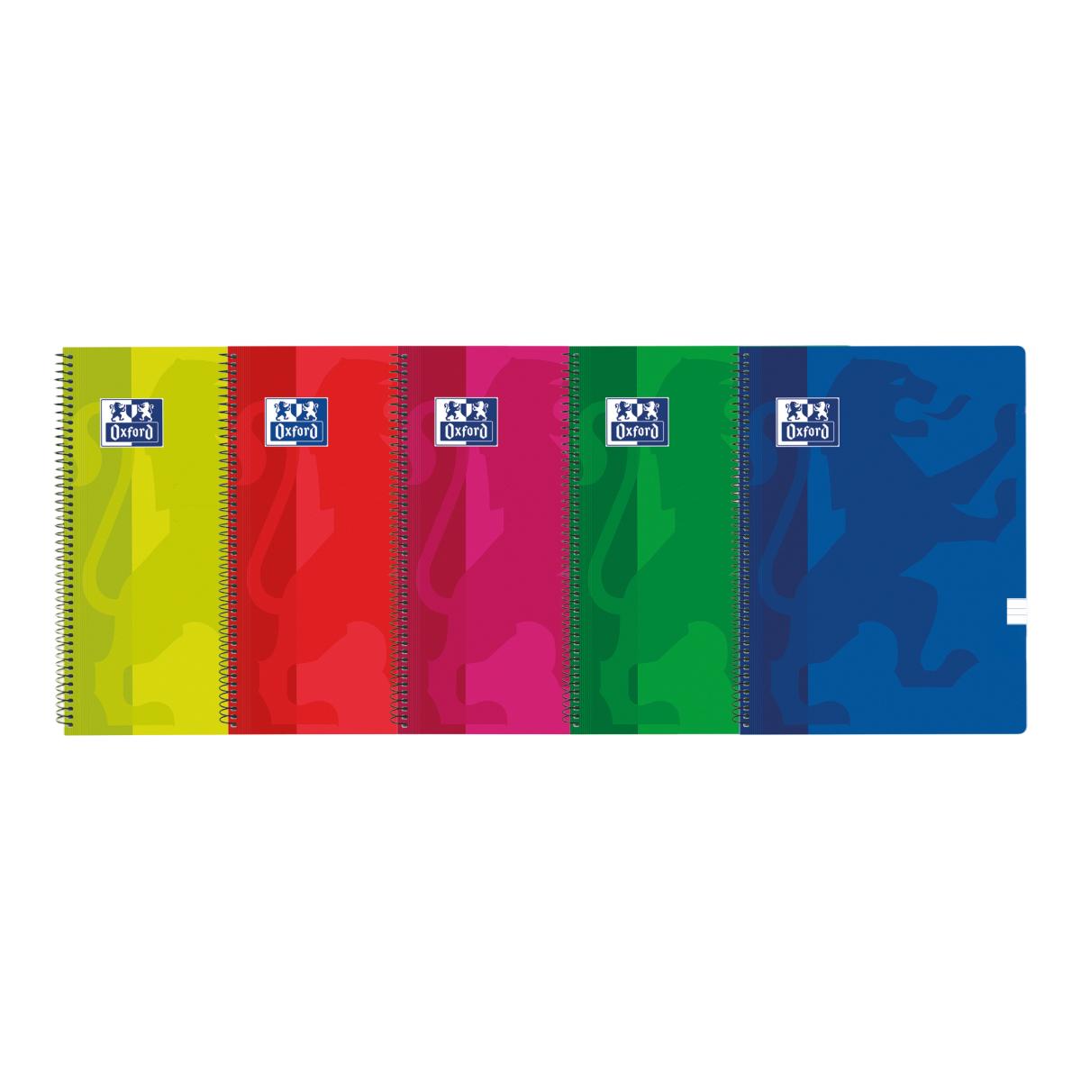 Imagen 0 de Cuaderno Espiral Tapa Plástico Oxford Pauta 3,5 c/m