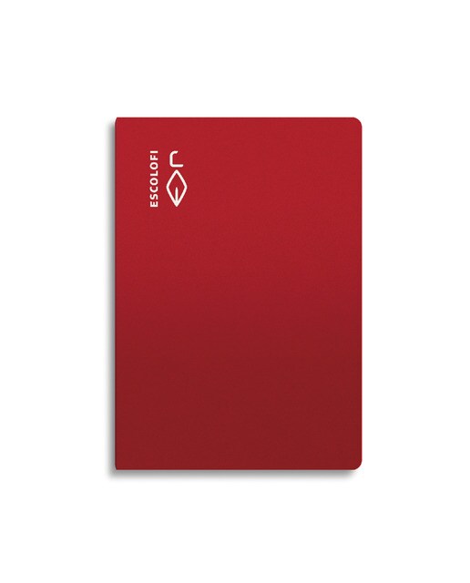Bloco Agrafado Folio 50 folhas 70 gramas Papel Milimétrico 4 x 4 x 16 Capa Semidura Vermelho-1
