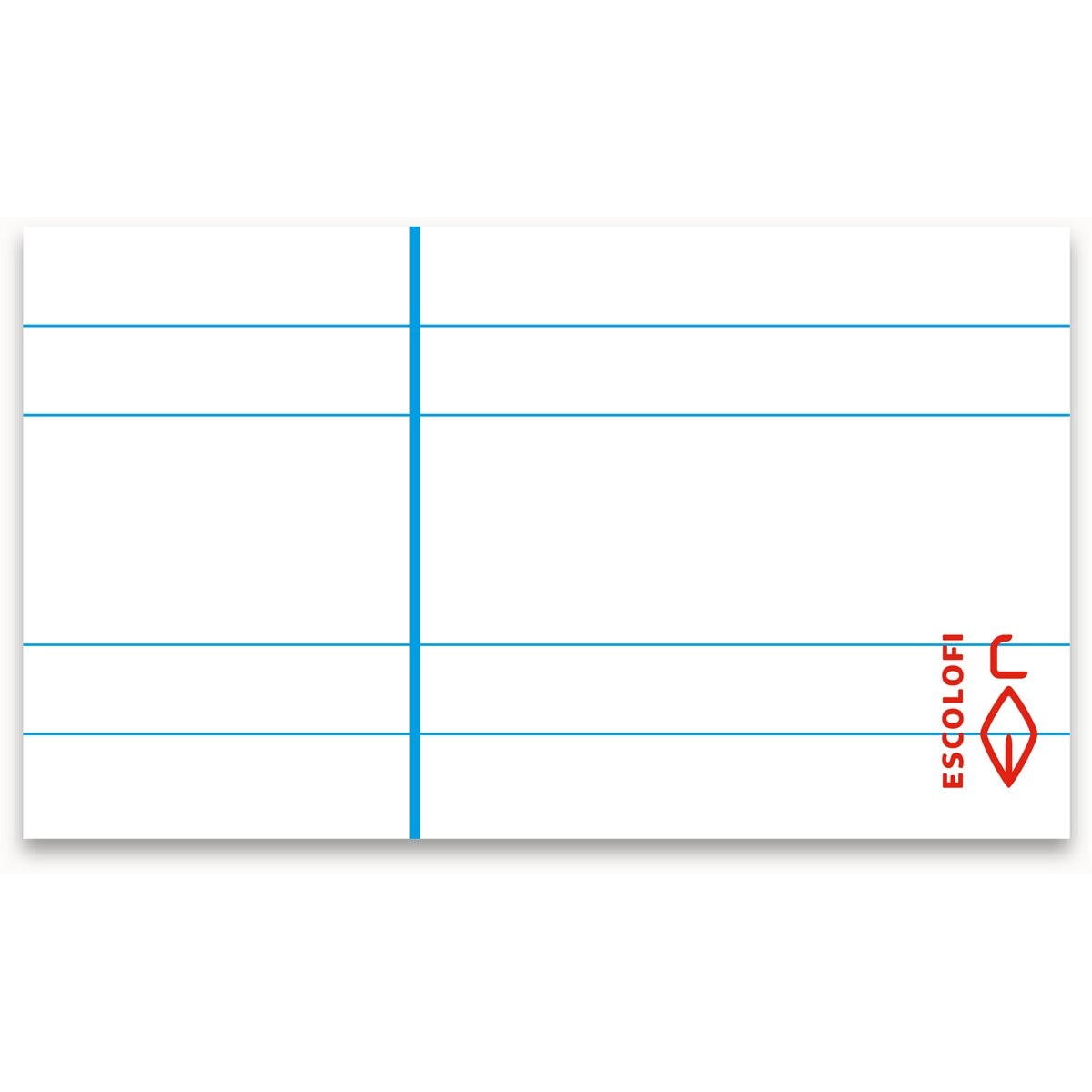 Libreta Grapada A4 32 hojas 70 gramos pauta 3,5 Tapa Blanda Rojo-2