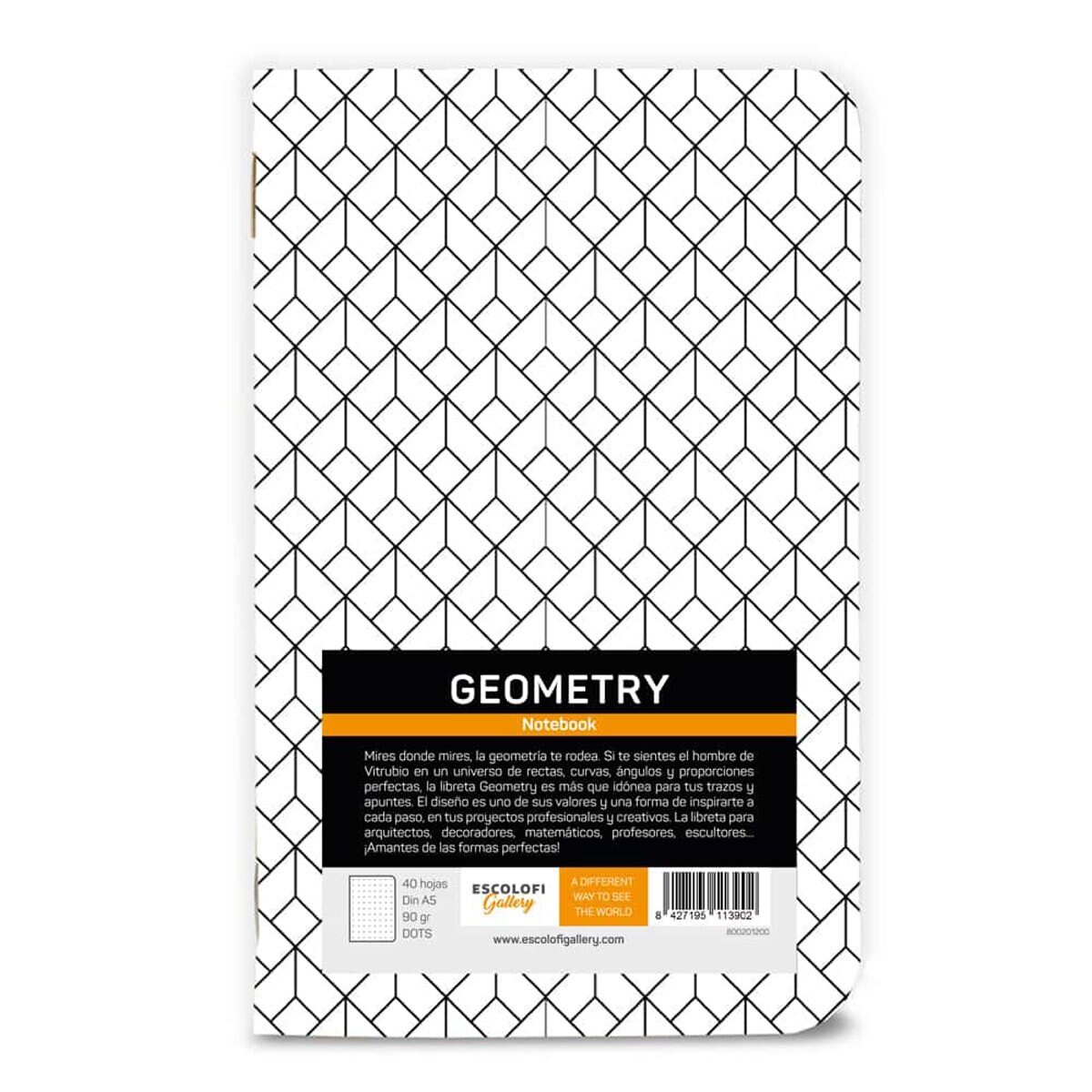 Bloco Agrafado Geometry Din A5 40 Folhas 90 g Escolofi Gallery Dots Multicolor-2