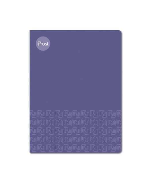 Bloco agrafado A4 Capa mole 48 F. roxo Roxo-1