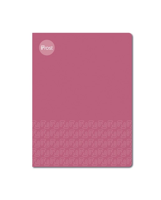 Bloco agrafado A4 Capa mole 48 F. rosa Rosa-1