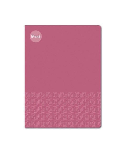 Bloco agrafado A4 Capa mole 48 F. rosa Rosa-1