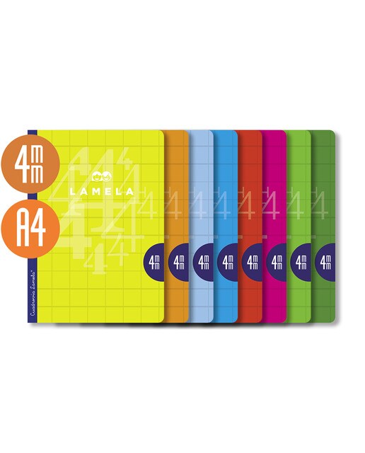 Bloco A4 4 mm de Capa de Cartão - Cores Sortidas 1