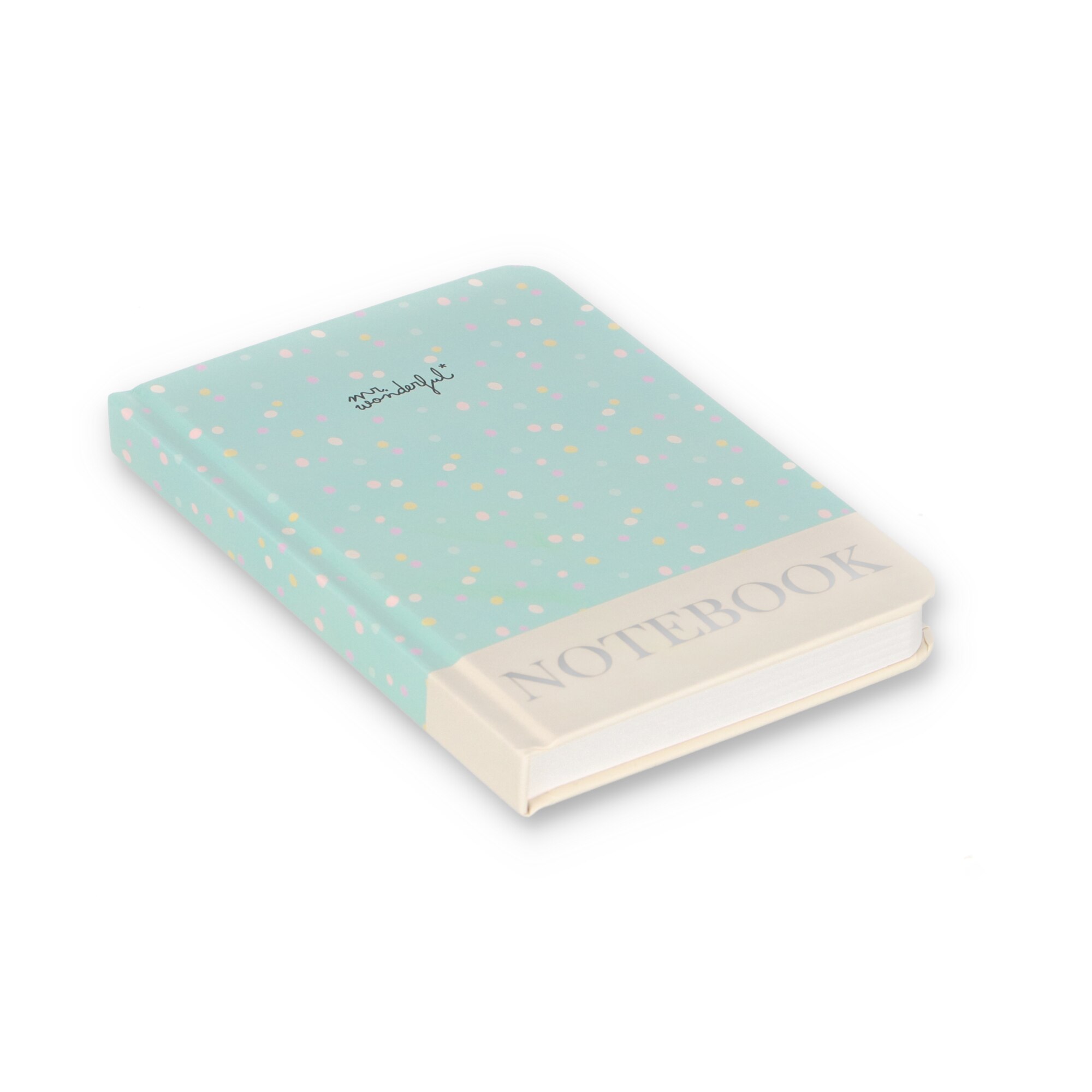 Imagem 0 de Caderno A6 Mr Wonderful: Estampado de bolinhas.