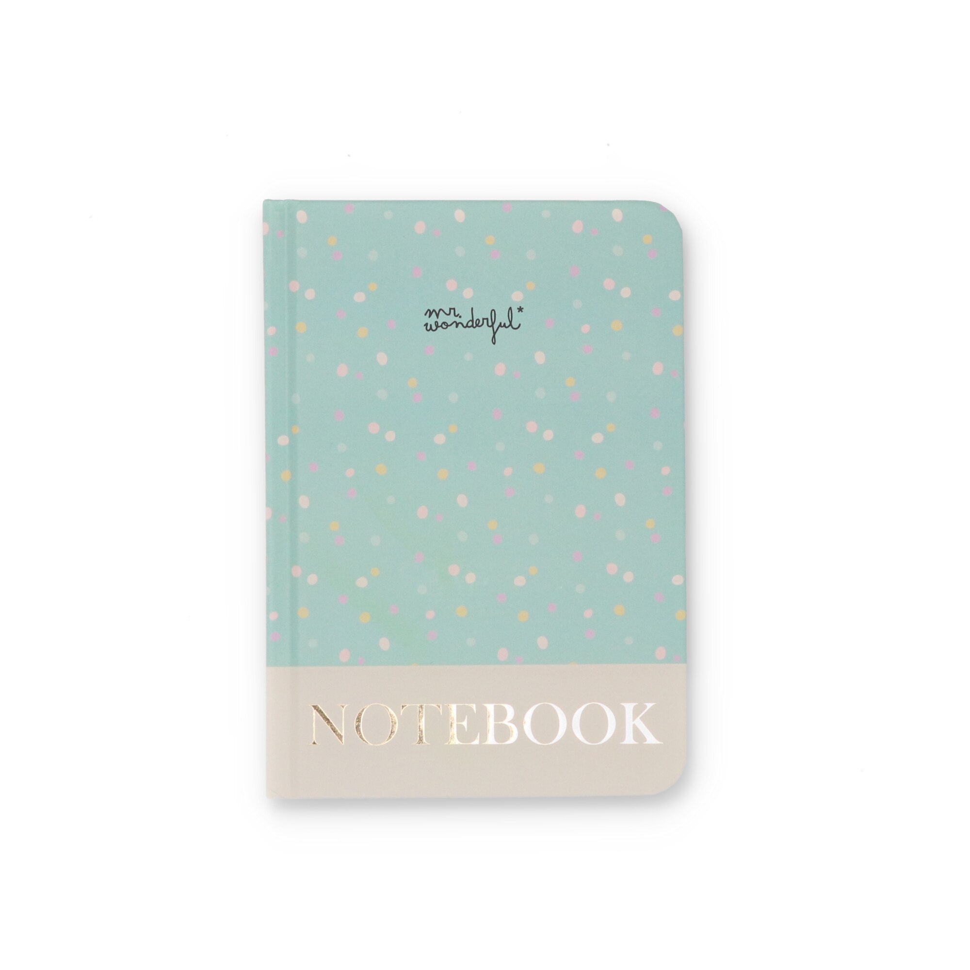 Caderno A6 Mr Wonderful: Estampado de bolinhas 2