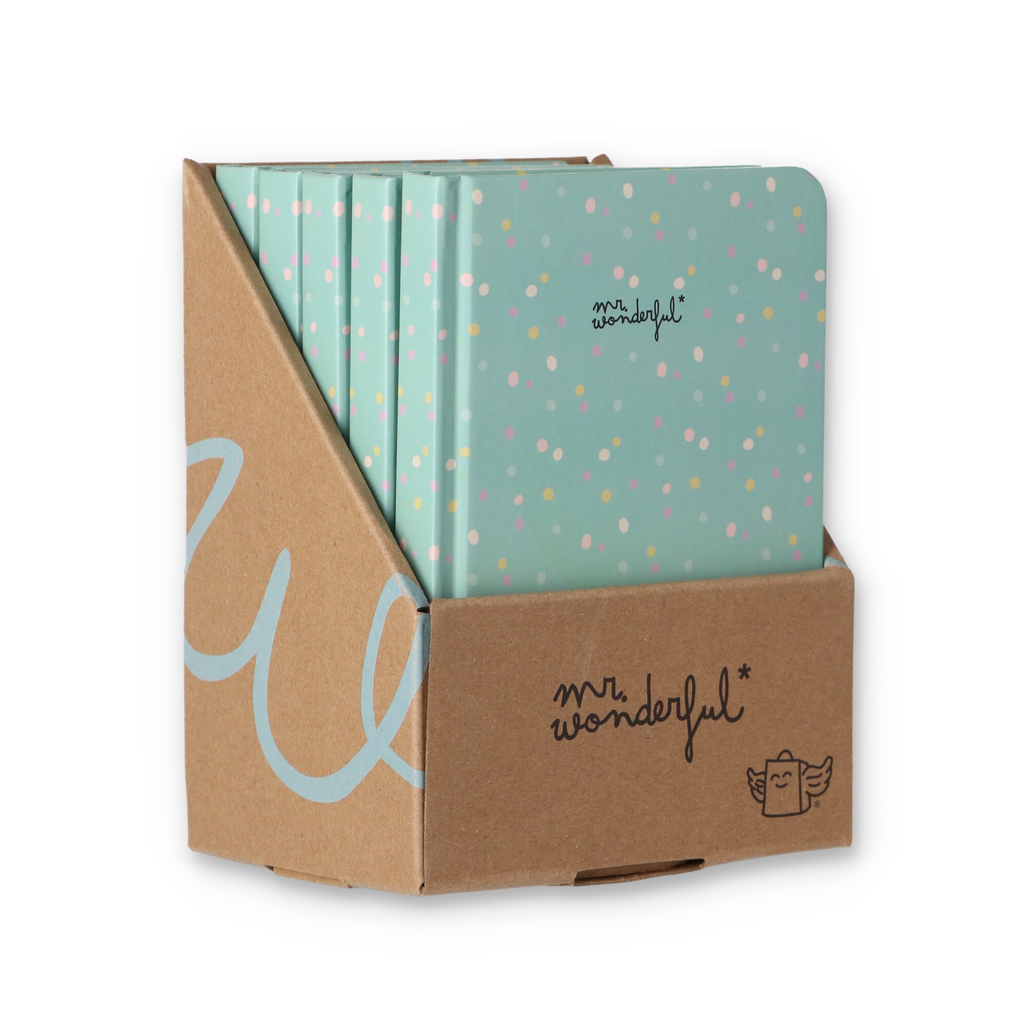 Caderno A6 Mr Wonderful: Estampado de bolinhas 6