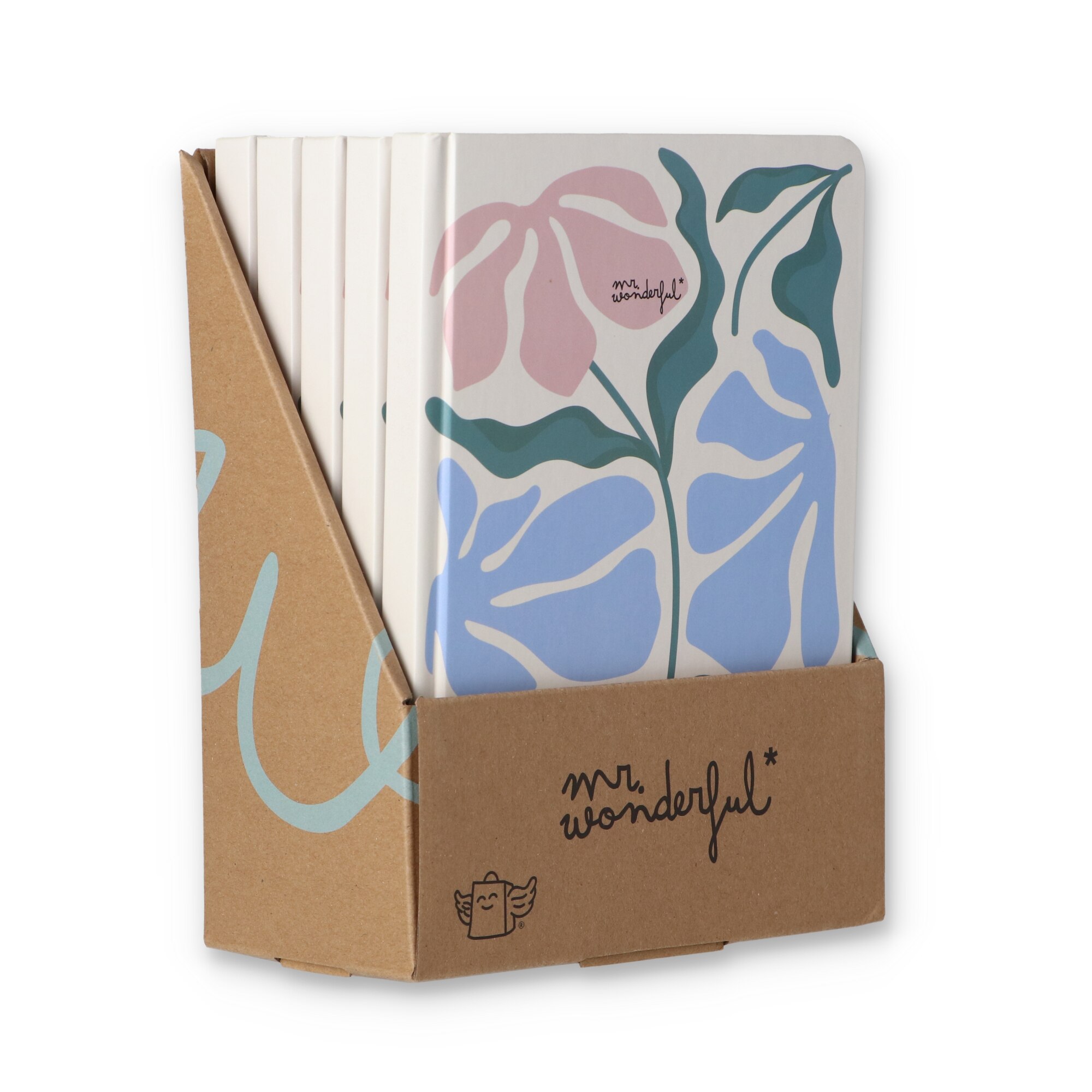Caderno A5 Mr Wonderful: Estampado de flores 6