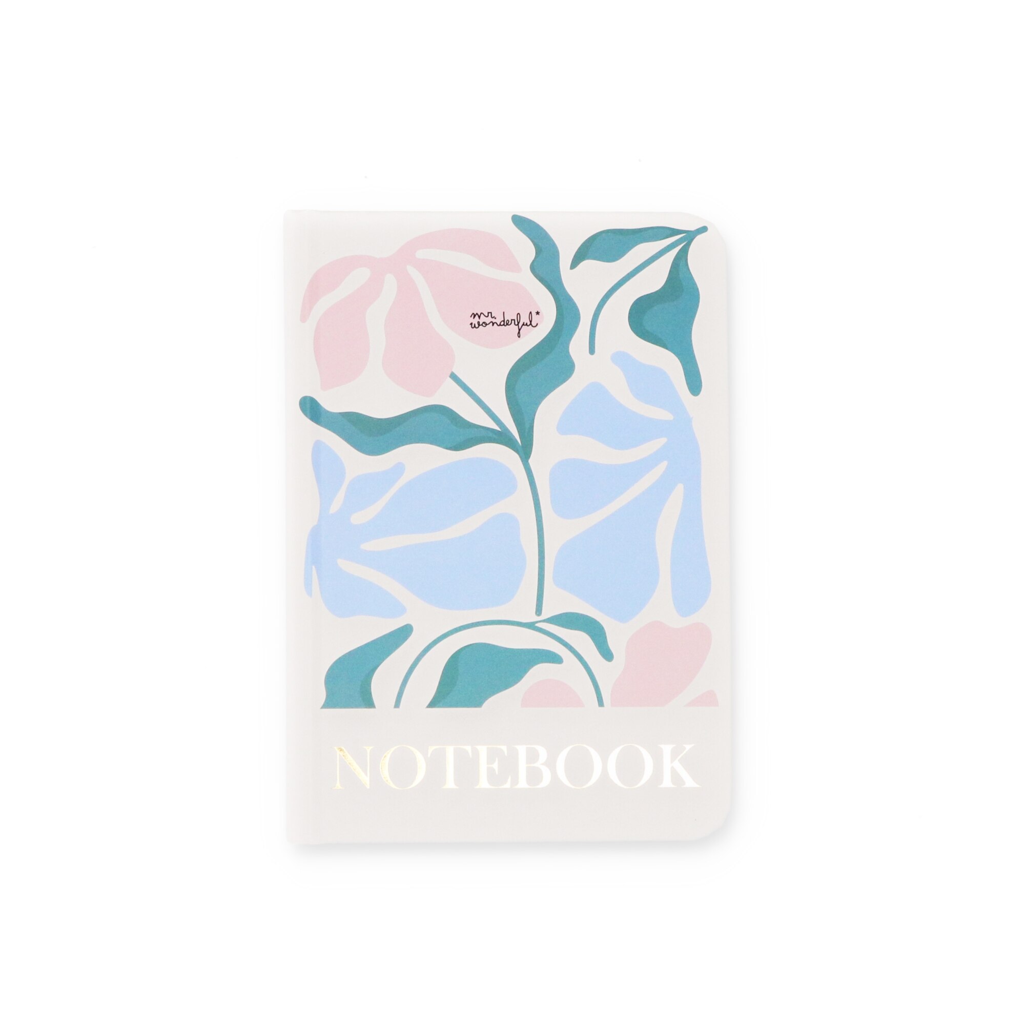 Imagem 0 de Caderno A6 Mr Wonderful: Estampado de flores.