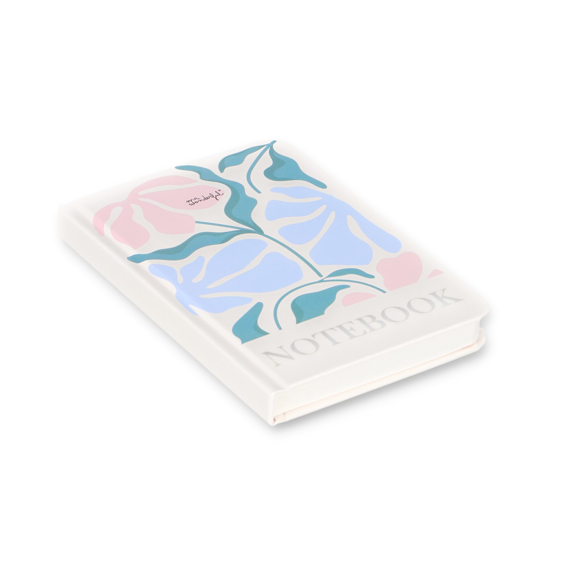 Caderno A6 Mr Wonderful: Estampado de flores 3