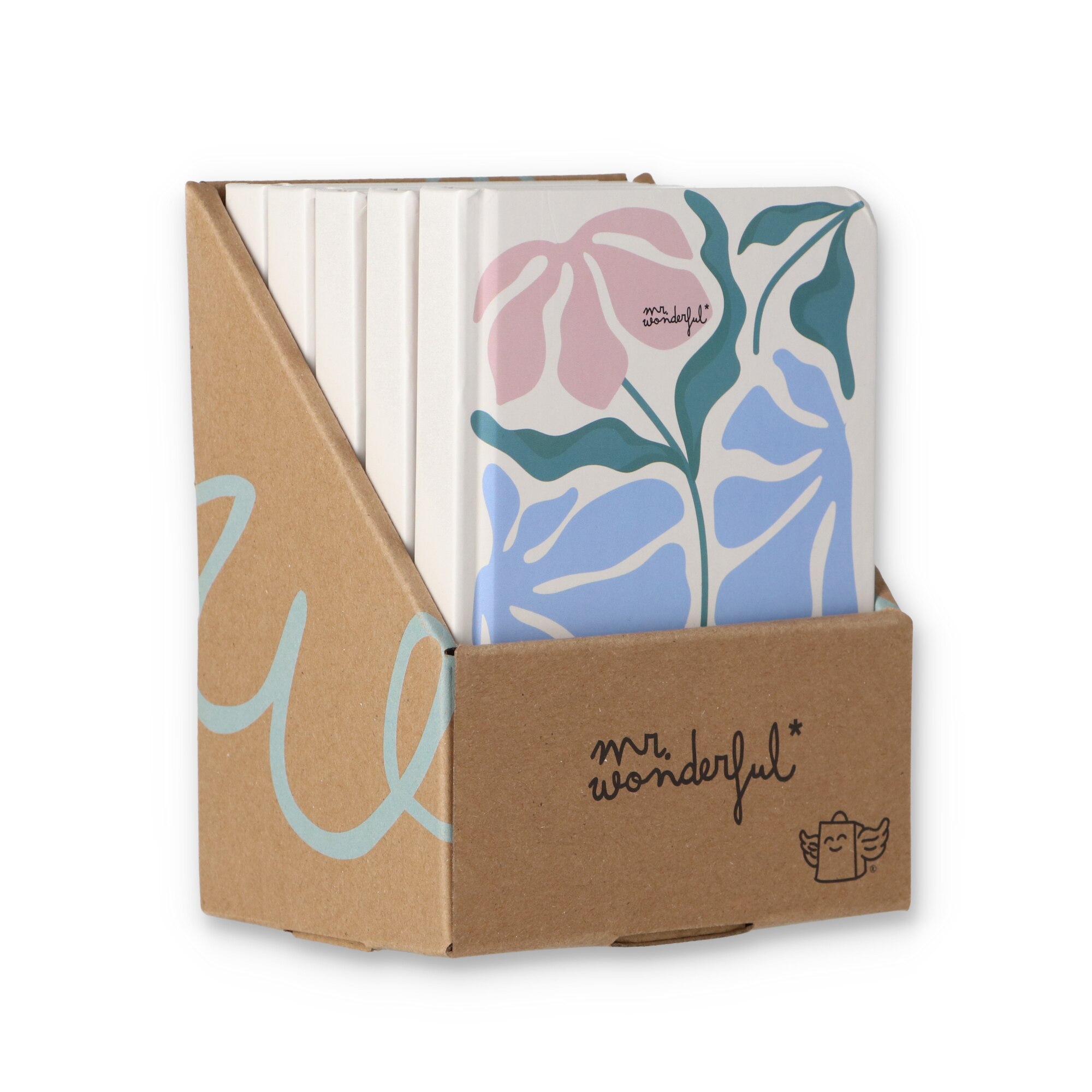 Caderno A6 Mr Wonderful: Estampado de flores 6