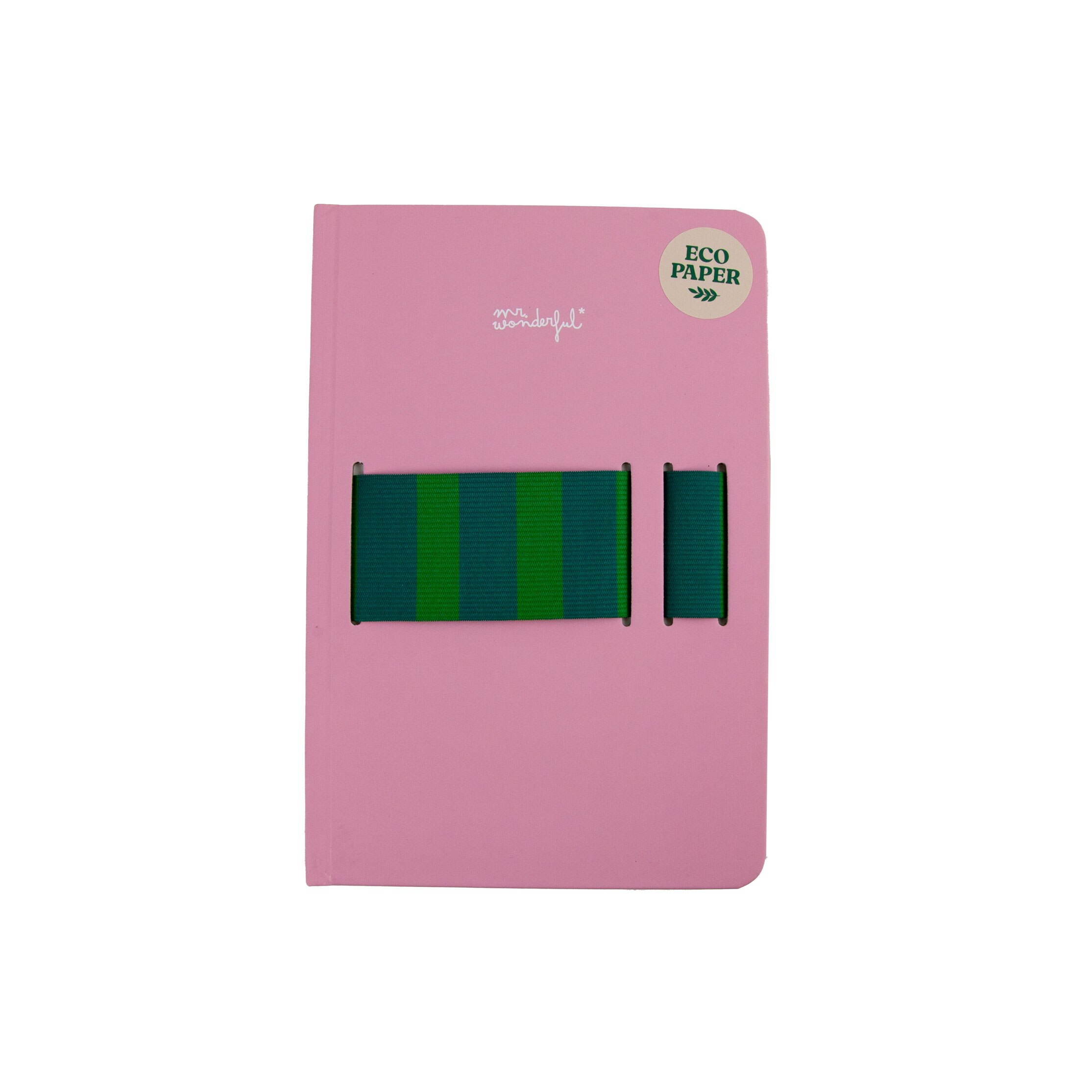 Caderno A5 com suporte para telemóvel rosa Mr Wonderful:  Believe it or not, sometimes I write by hand 4