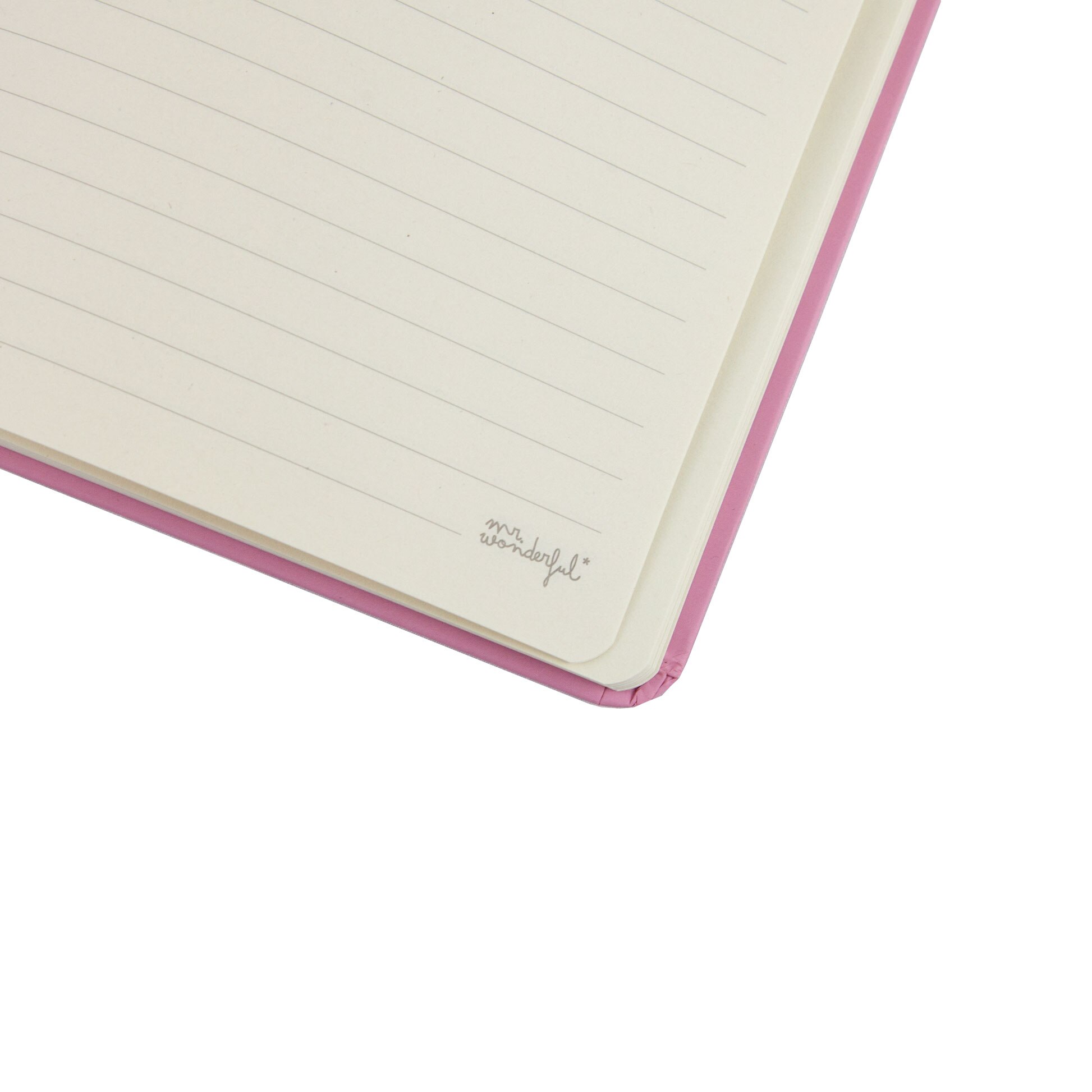 Caderno A5 com suporte para telemóvel rosa Mr Wonderful:  Believe it or not, sometimes I write by hand 5
