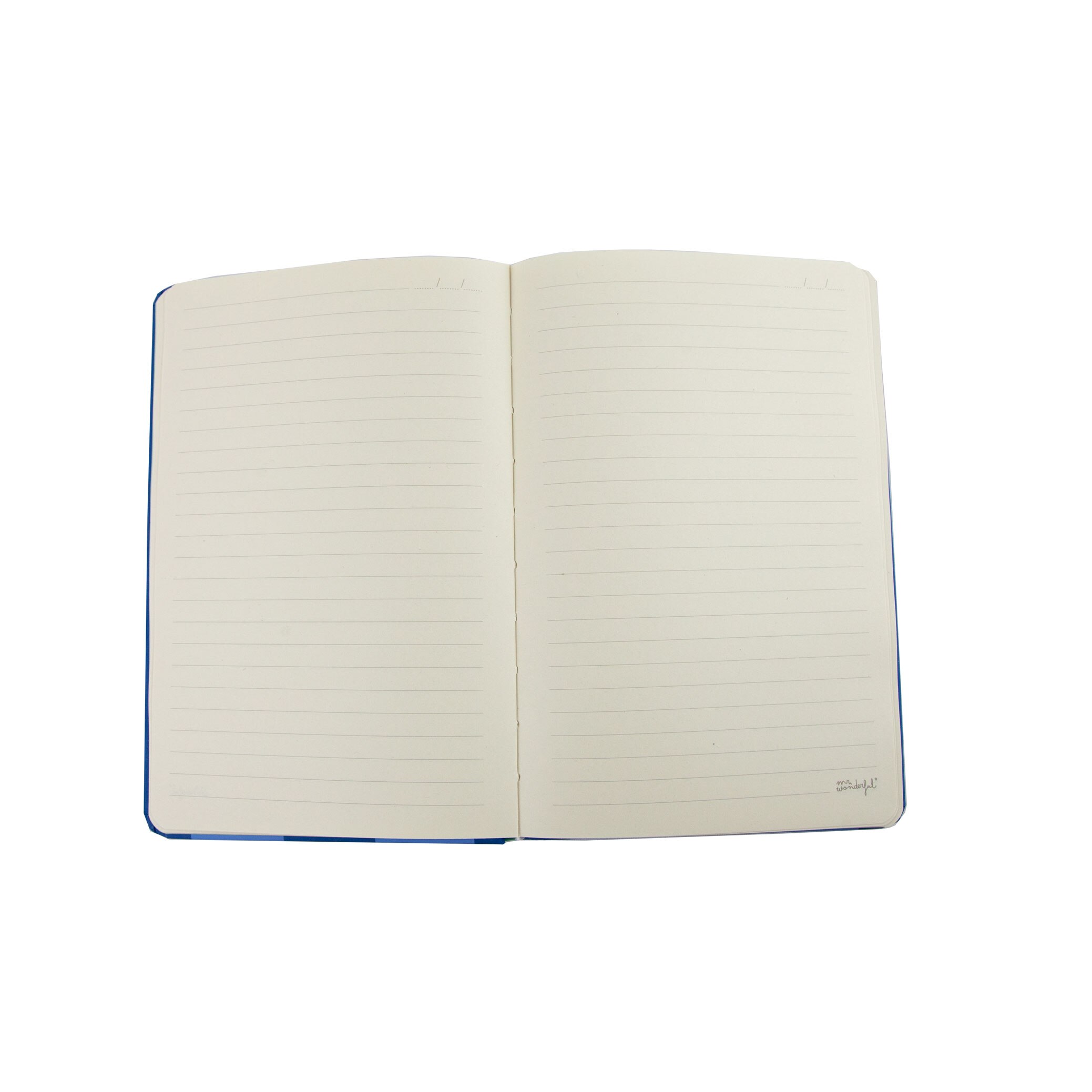 Caderno A5 com suporte para telemóvel azul Mr Wonderful: Believe it or not, sometimes I write by hand 5