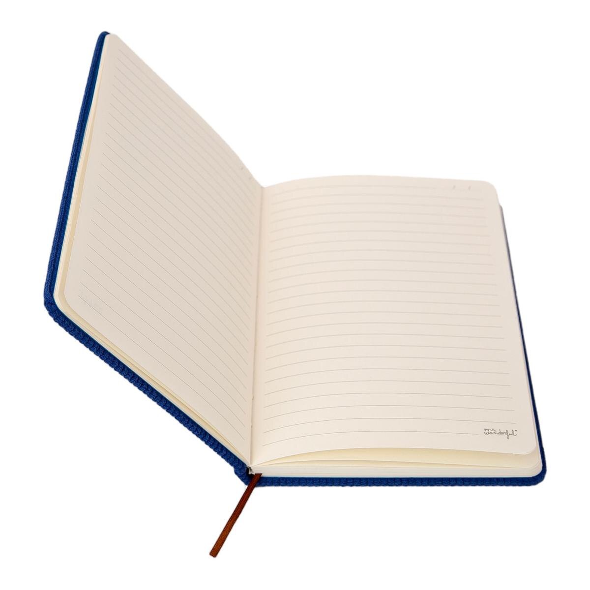 Caderno A5 azul Klein Mr Wonderful: Elegância com atitude 3