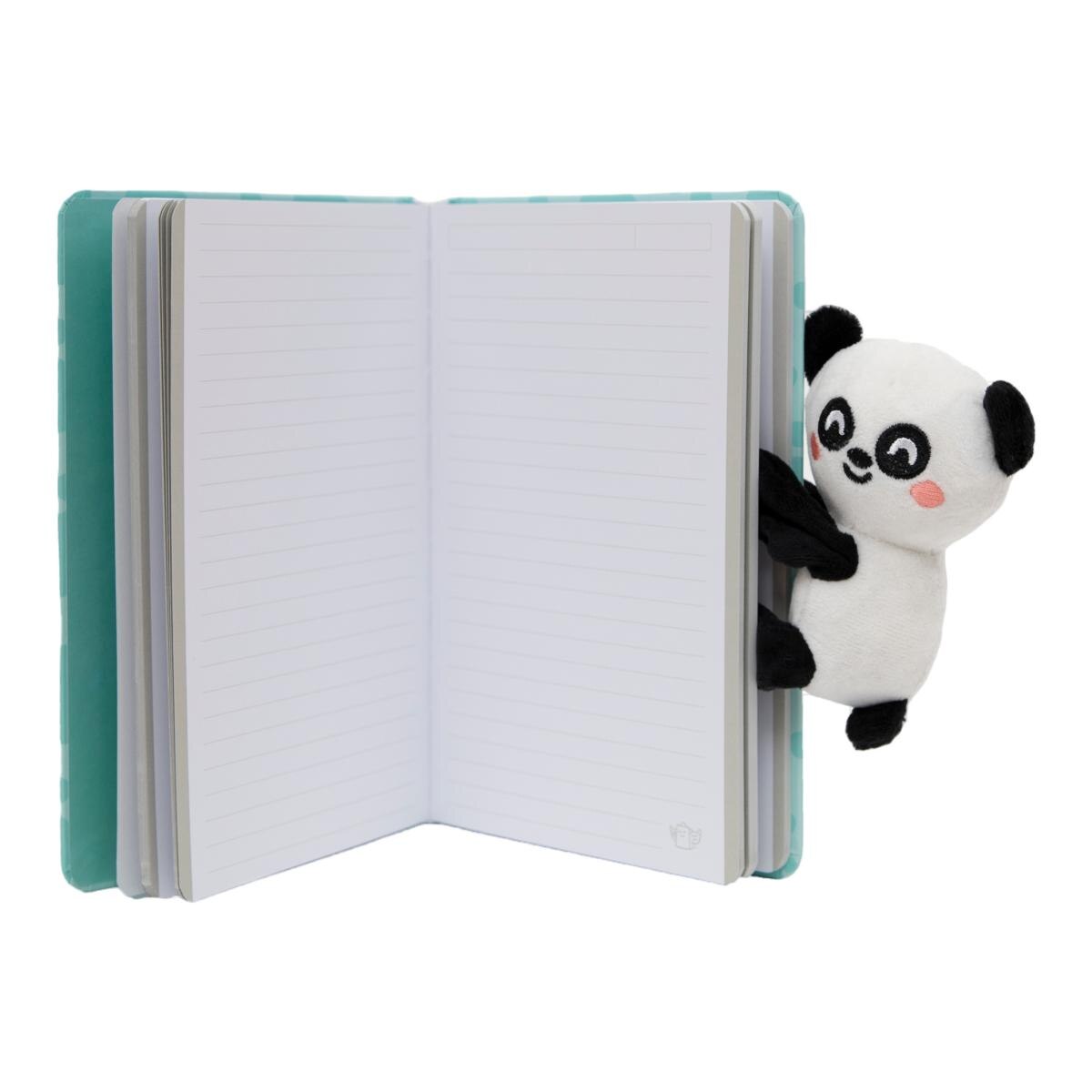 Caderno A5 com peluche  Mr Wonderful panda  Be your best self? 2