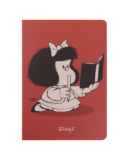 Conjunto de 3 cadernos A5 Mr Wondeful: MAFALDA 4