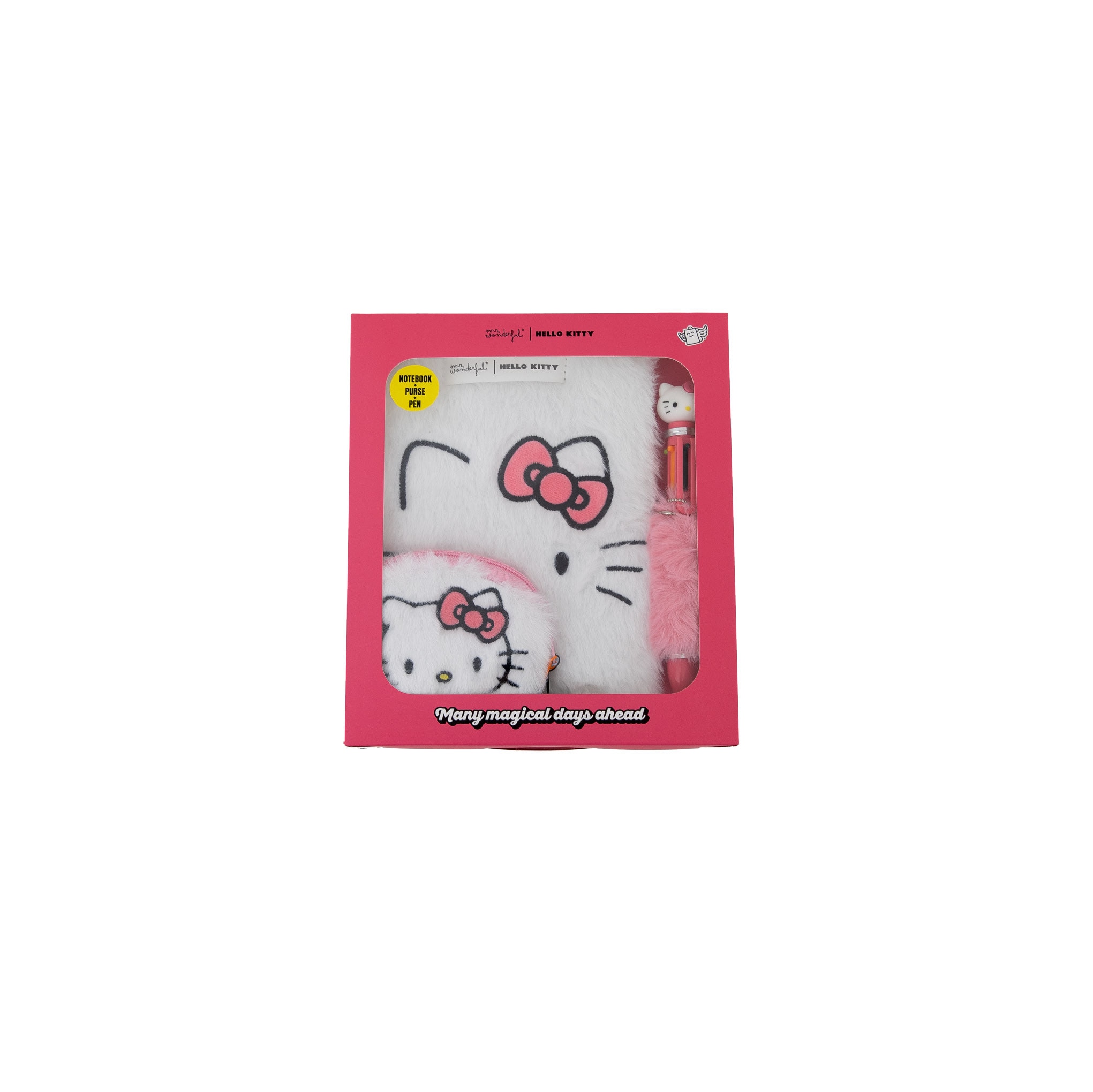 Imagen 0 de Set de libreta Mr Wonderful A5 de peluche, monedero y boli - Hello Kitty?