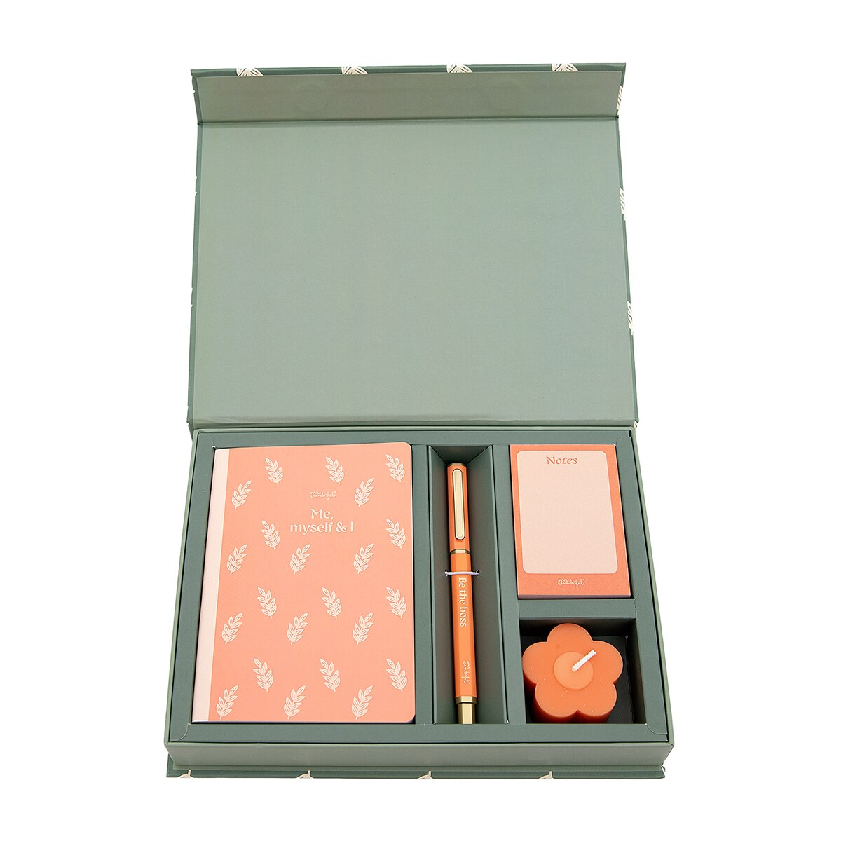 Conjunto Mr Wonderful com Caderno A6 + Caneta + Bloco de Notas + Vela Perfumada 3