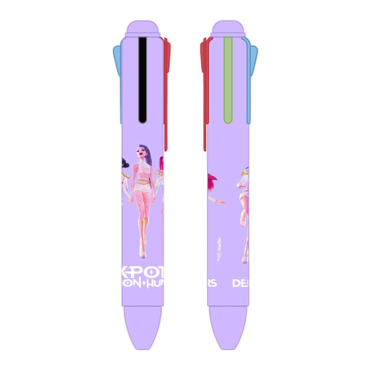 Set Diario com Candado K-Pop Demon Hunters - Fucsia, Azul celeste, Rosa Fúcsia / Azul-3