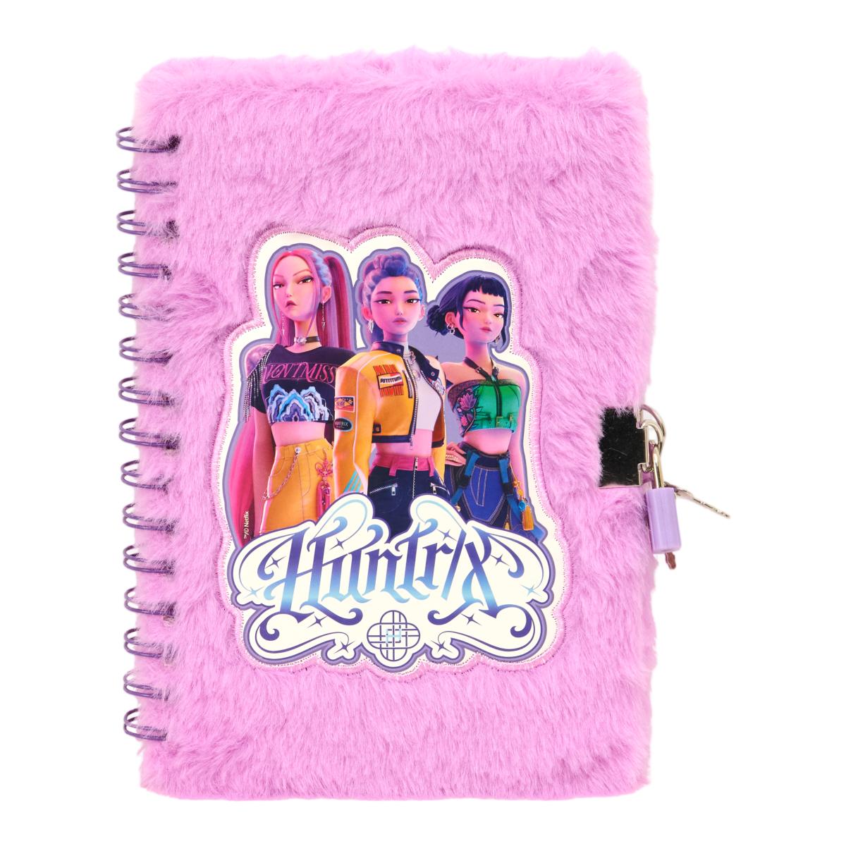 Set Diario com Candado K-Pop Demon Hunters - Fucsia, Azul celeste, Rosa Fúcsia / Azul-5