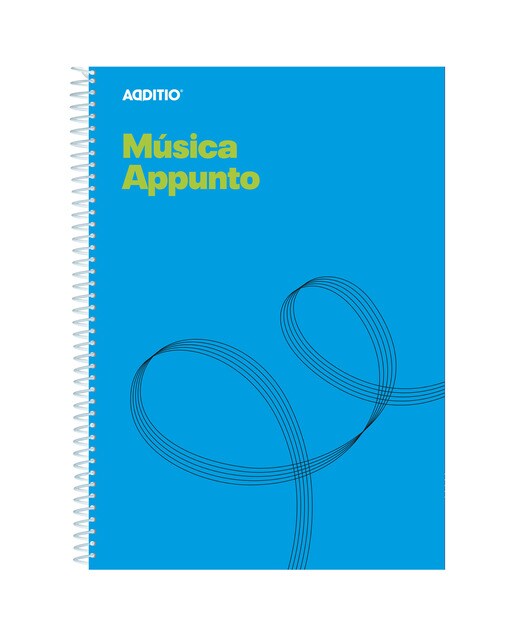Caderno de música Appunto Additio 1