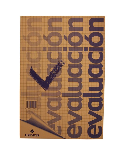 Imagem 0 de Bloco Avaliação Edelvives 50 folhas Quadriculado Capa Mole