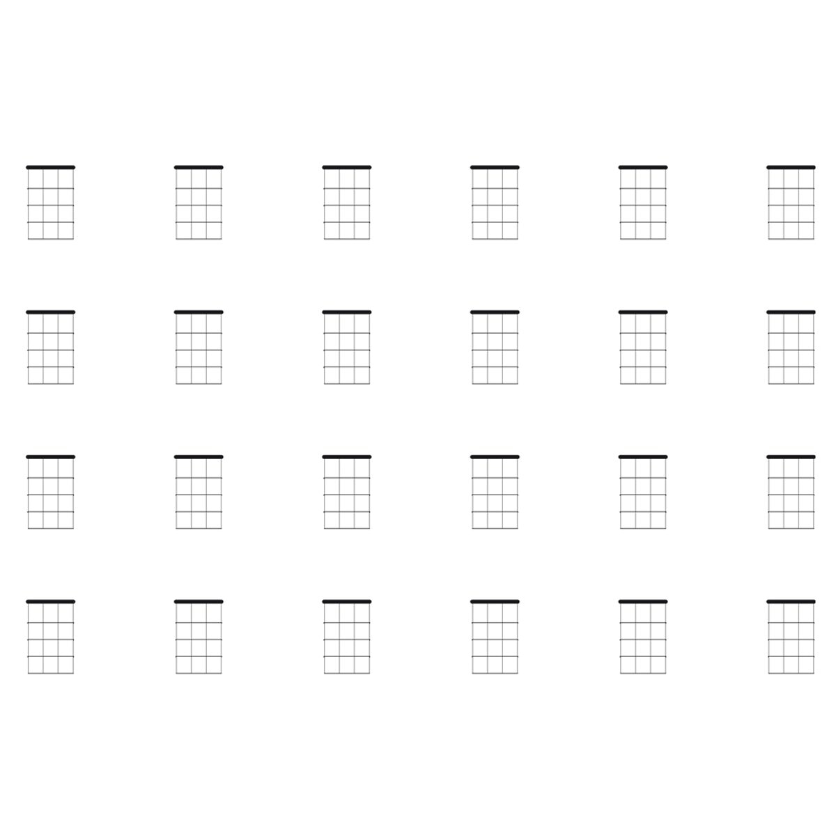 Caderno de música Ukelele verde 2