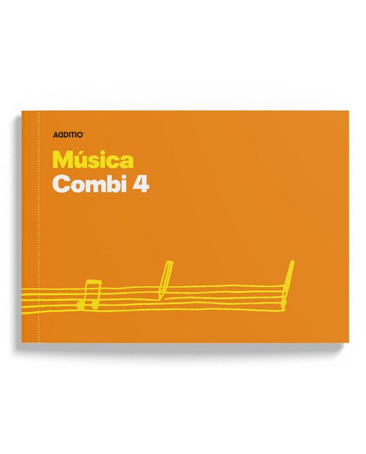 Caderno de Música Combi 4 24 x 168 cm - Laranja Laranja-1