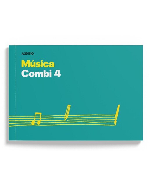 Caderno de Música Combi 4 24x168 cm - Verde Verde-1